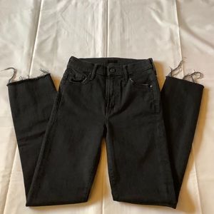 MOTHER - The Insider Slit Ankle Fray Jeans